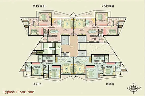 Elanza, Malad West — floor plan 1