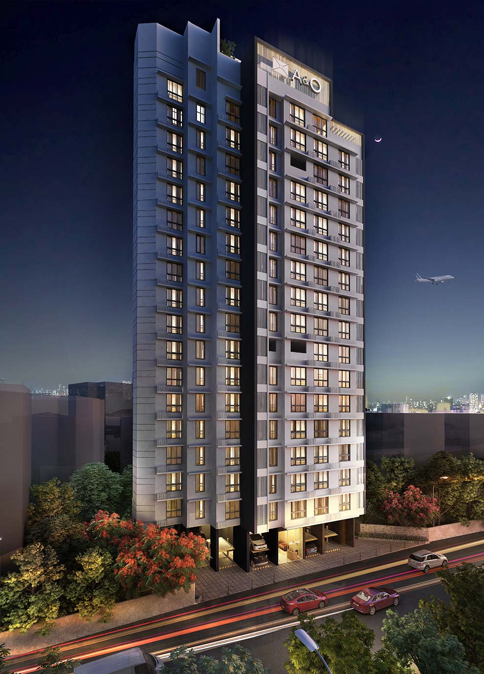 2 BHK Semi-Furnished in Bellevue, Andheri East