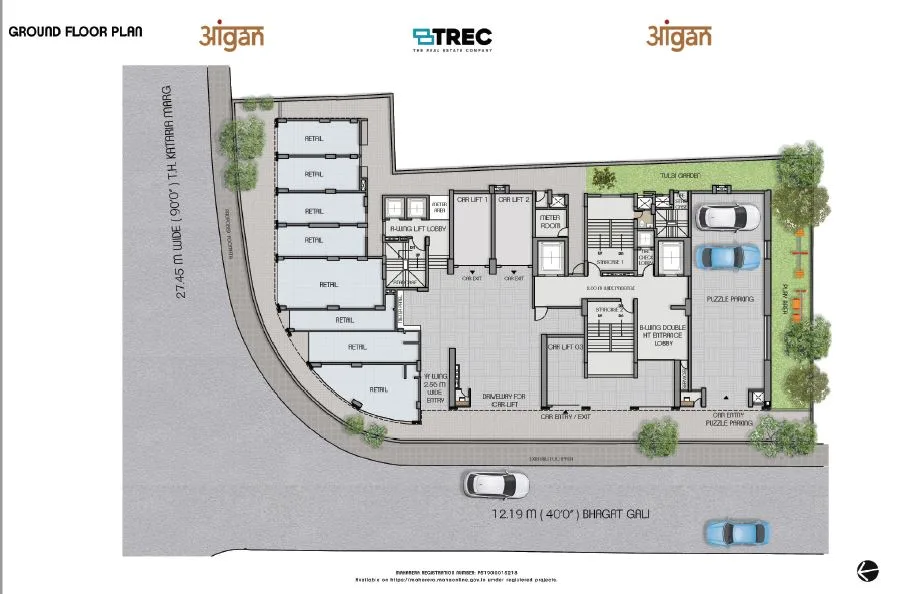Aangan, Matunga — floor plan 1