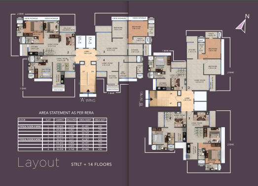 LD Viceroy, Chembur — floor plan 1