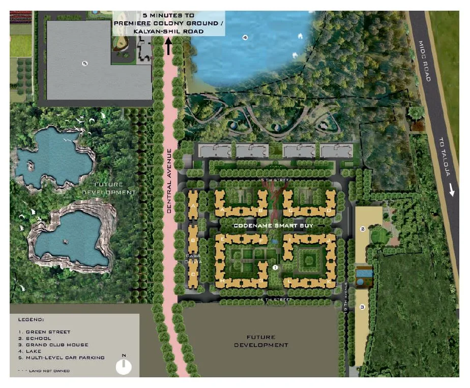 Palava Aurelia - C, H, I, Dombivli — floor plan 1