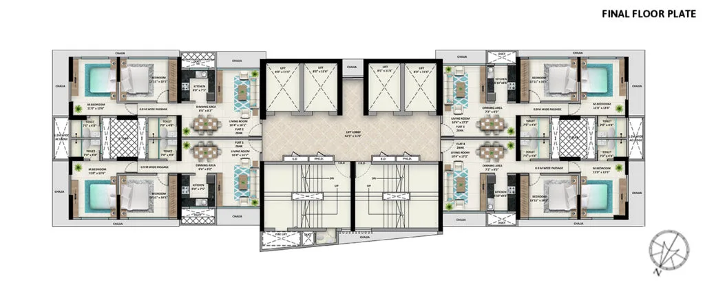 Mittal Skye31, Wadala — floor plan 1