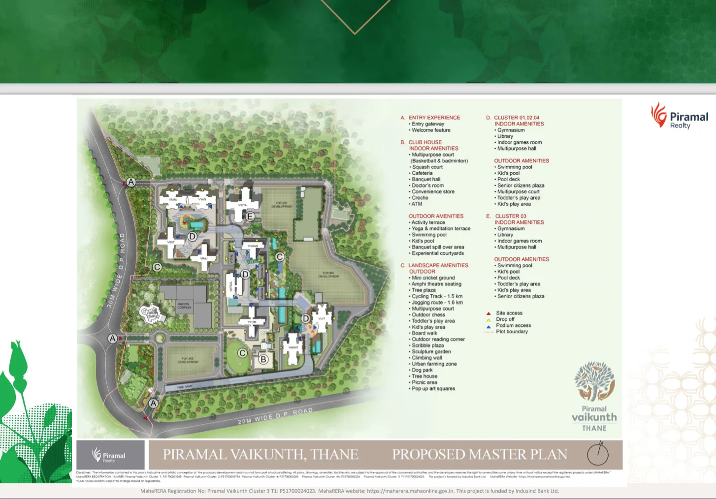 Piramal Vaikunth Cluster 3 - T2, Thane West — floor plan 1