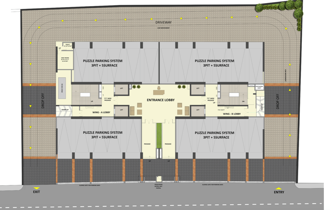 Bkc 28, Bandra East — floor plan 1