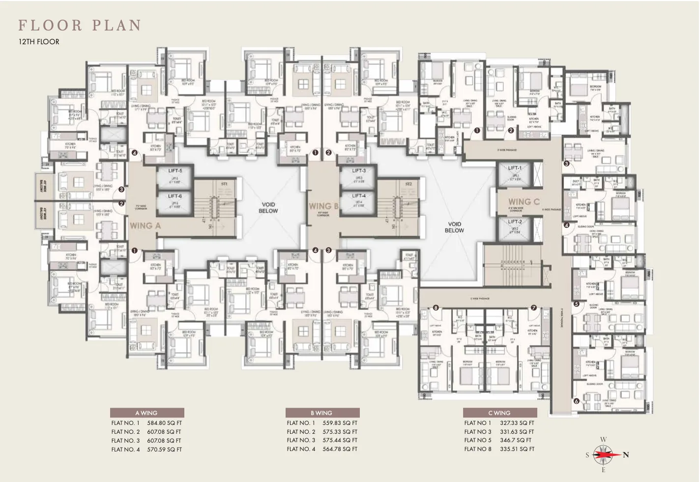Jaswanti Bliss, Kurla — floor plan 1