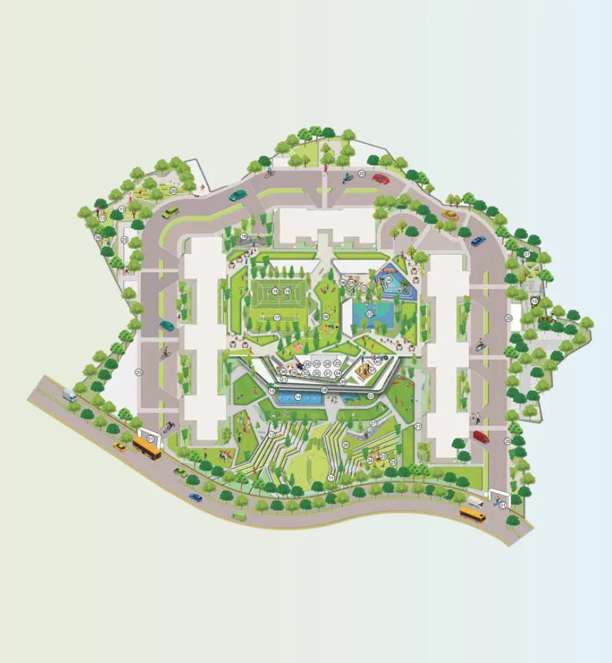 Tower 4, Green Terraces, Godrej City, Panvel, New Panvel — floor plan 1