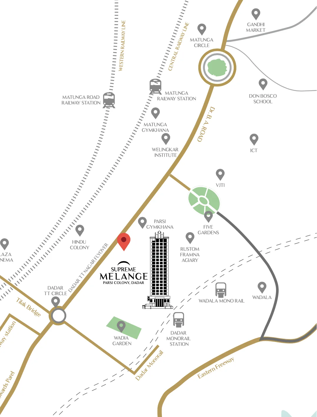 Supreme Melange, Dadar East — floor plan 2