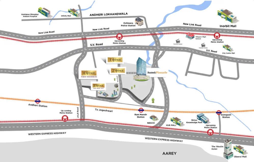 Sunteck Pinnacle, Goregaon West — floor plan 1
