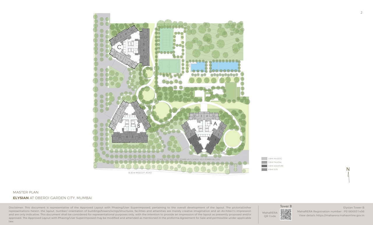 Oberoi Elysian B Wing, Goregaon East — floor plan 2