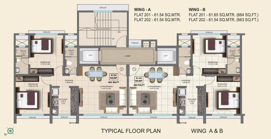 Prathmesh Darshan, Ghatkopar East — floor plan 1