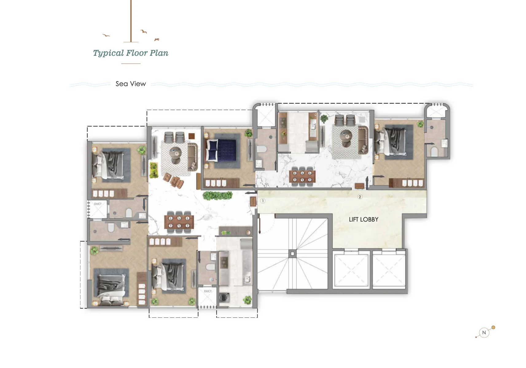 Sugee Akanksha, Dadar West — floor plan 1