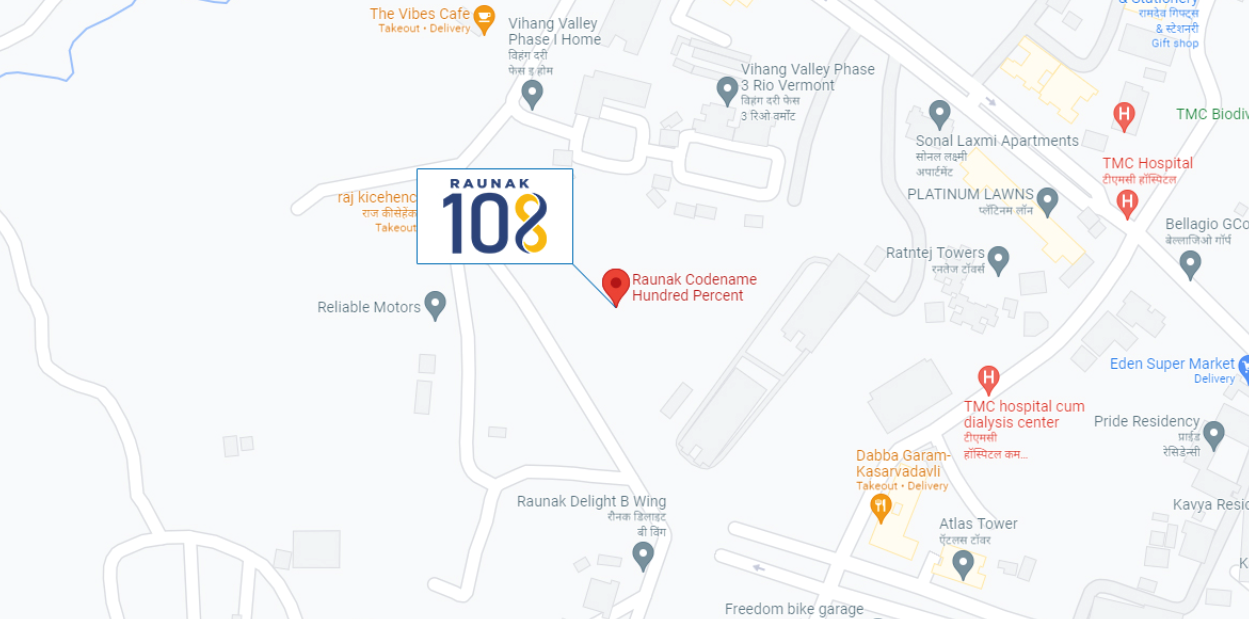 Raunak 108, Thane West — floor plan 2