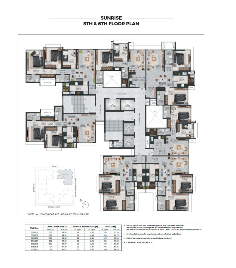 The Views II, Ghatkopar East — floor plan 1
