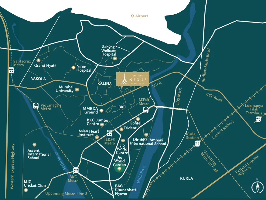 Crescent Nexus Phase 1, Santacruz East — floor plan 2