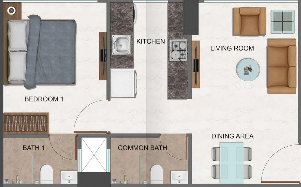 Enso Sanza, Kandivali East — floor plan 1