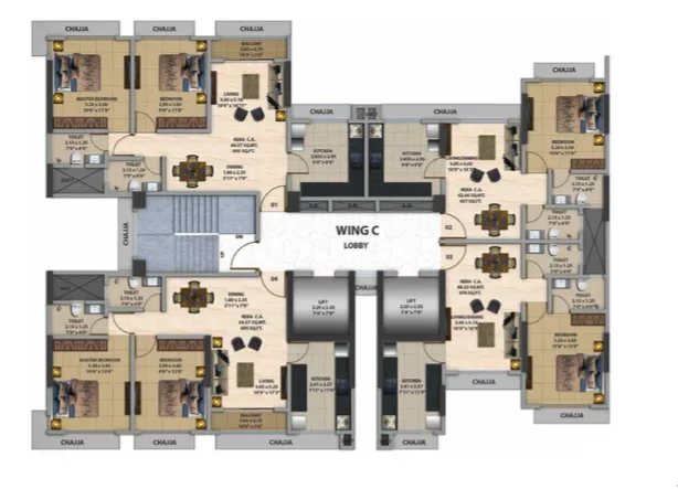 Srishti Harmony, Powai — floor plan 1