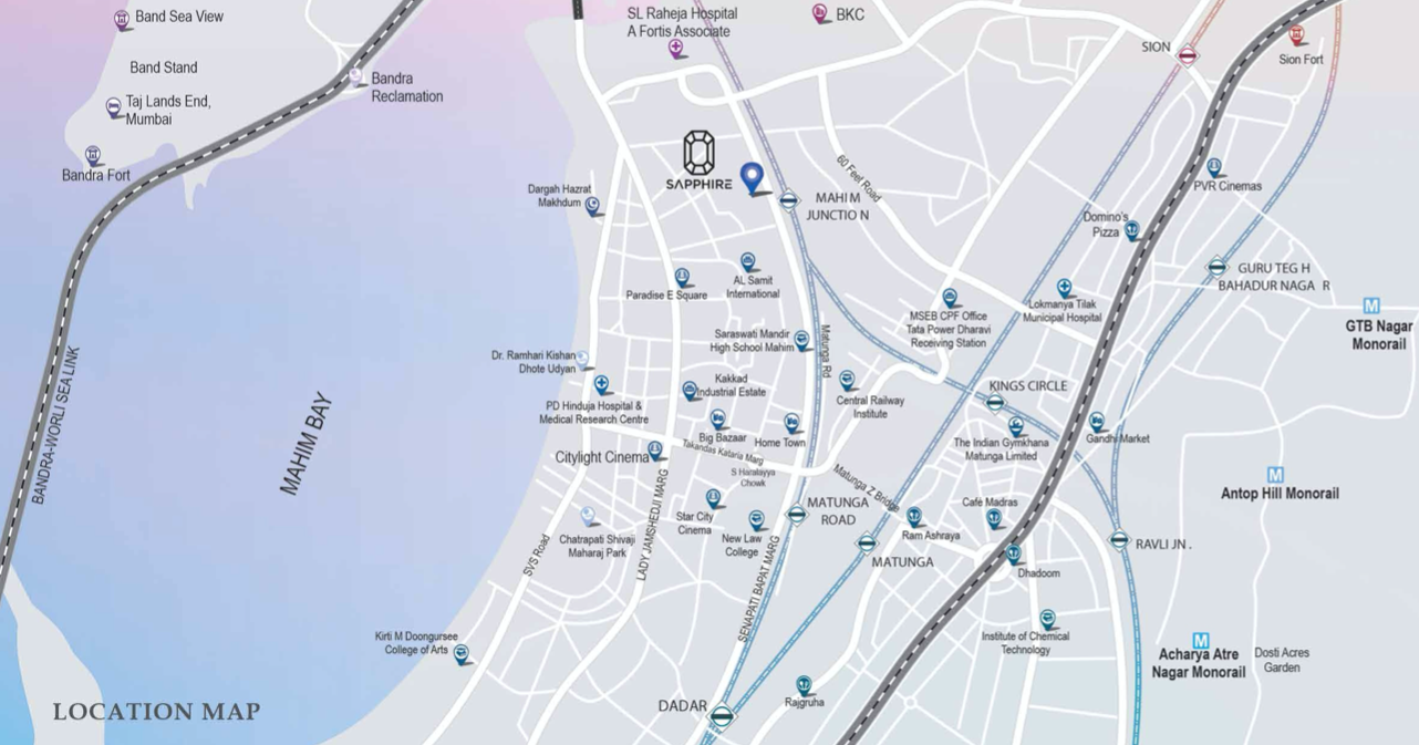 Sapphire, Mahim — floor plan 2