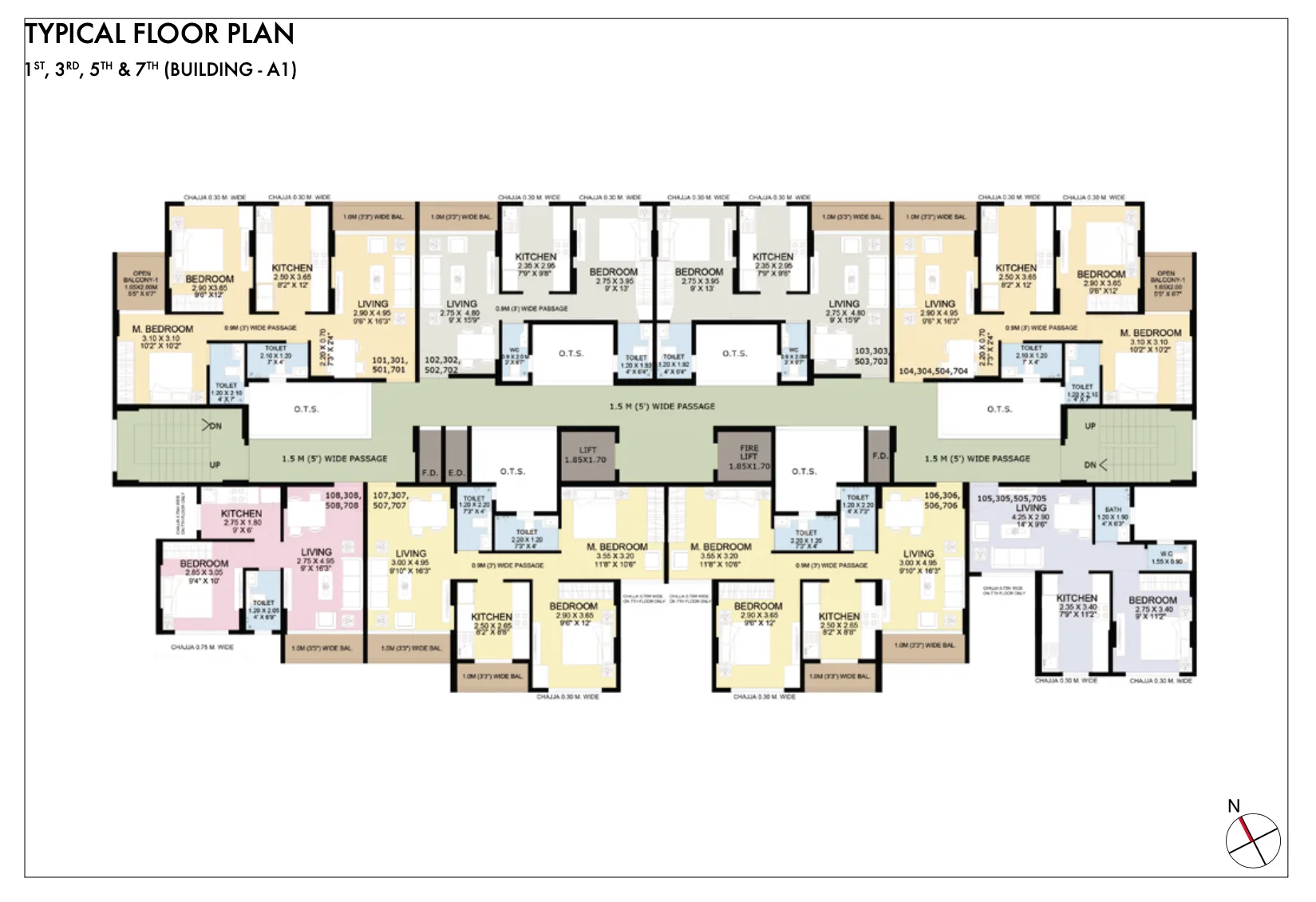 Aamod, New Panvel — floor plan 1