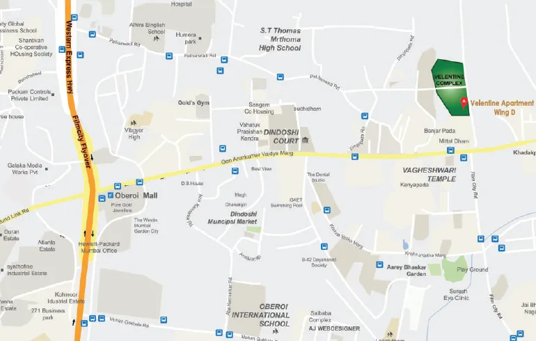 Velentine Apartment, Malad East — floor plan 2