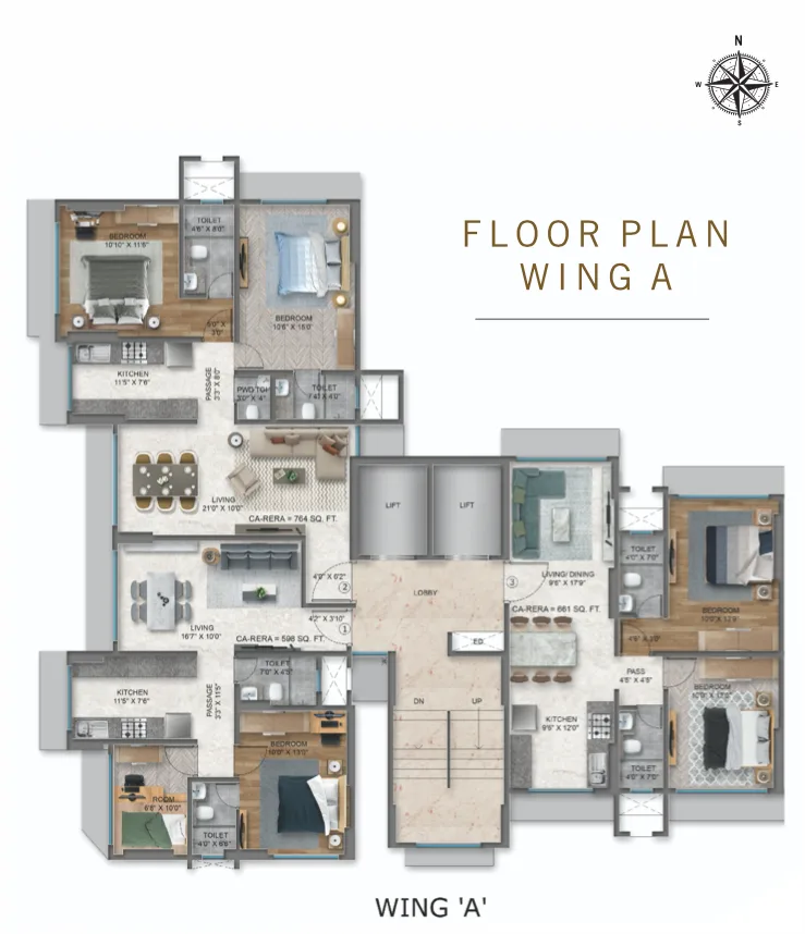 Sahakar Avenue, Malad West — floor plan 1