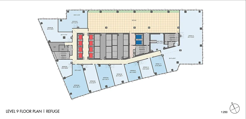 One Lodha Place, Lower Parel — floor plan 1