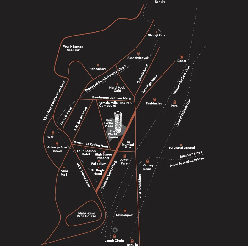 One Lodha Place, Lower Parel — floor plan 2