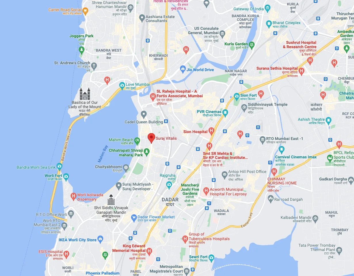 Suraj Vitalis, Mahim — floor plan 2