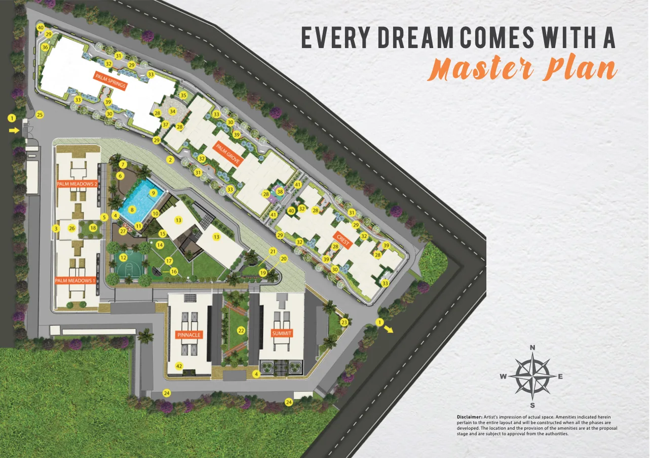 Joyville Palm Springs, Virar — floor plan 1