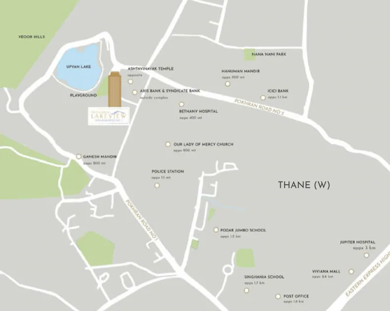 Neelkanth Lake View, Thane West — floor plan 2