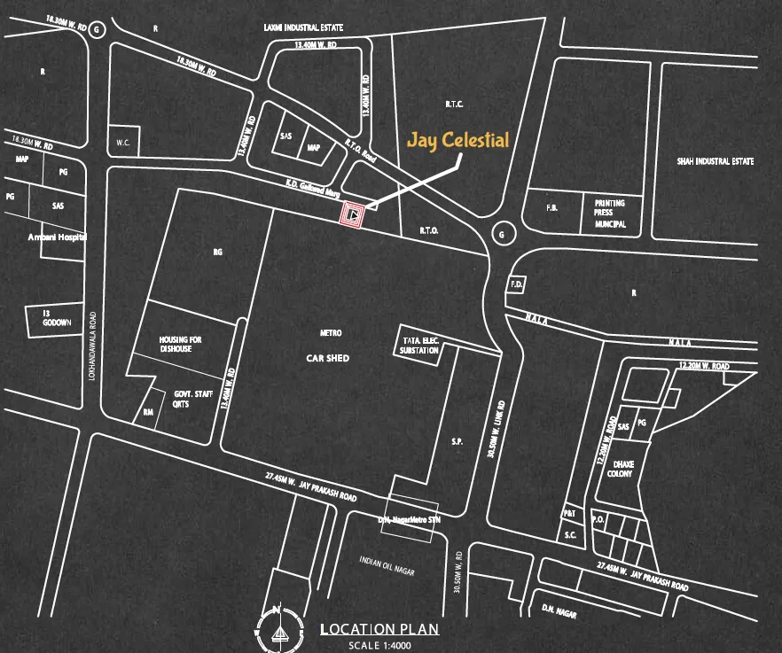 Jay Celestial, Andheri West — floor plan 2