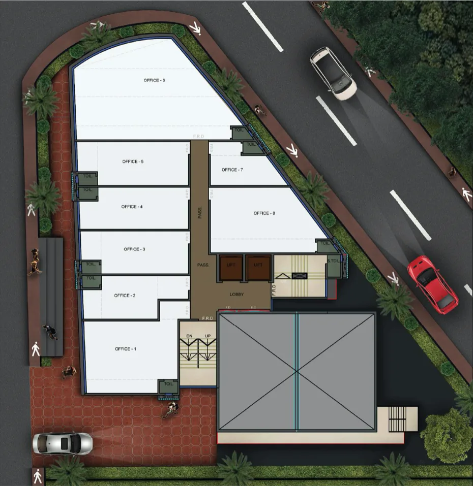 93 East, Andheri East — floor plan 1