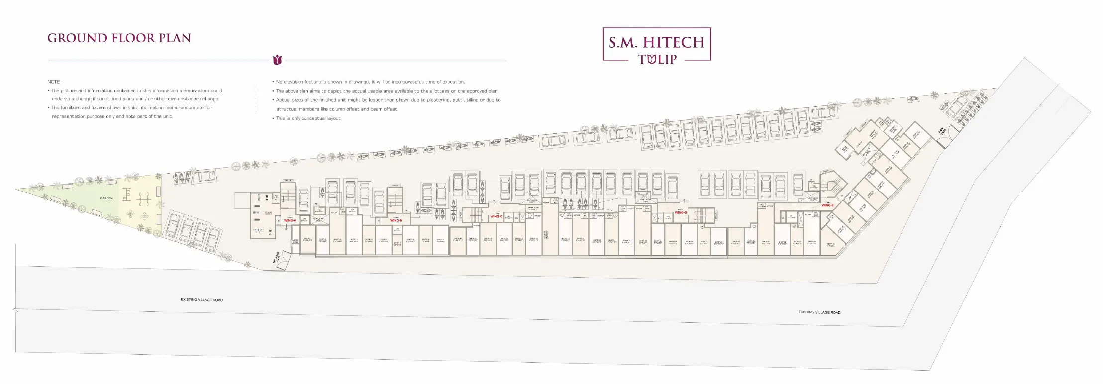 S.M. Hitech Tulip, Taloja — floor plan 1