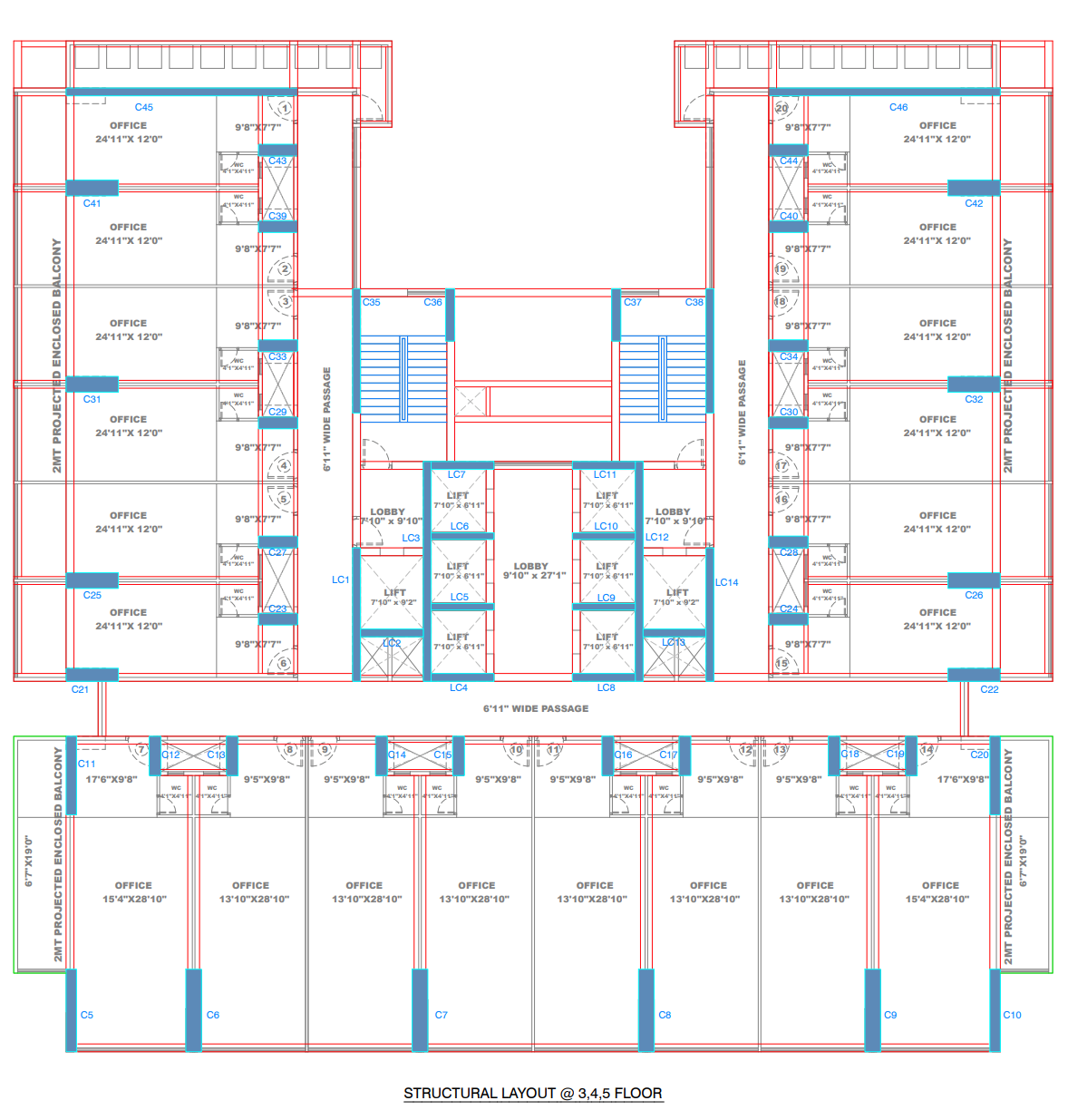 Kamdhenu23 - west, Turbhe — floor plan 1