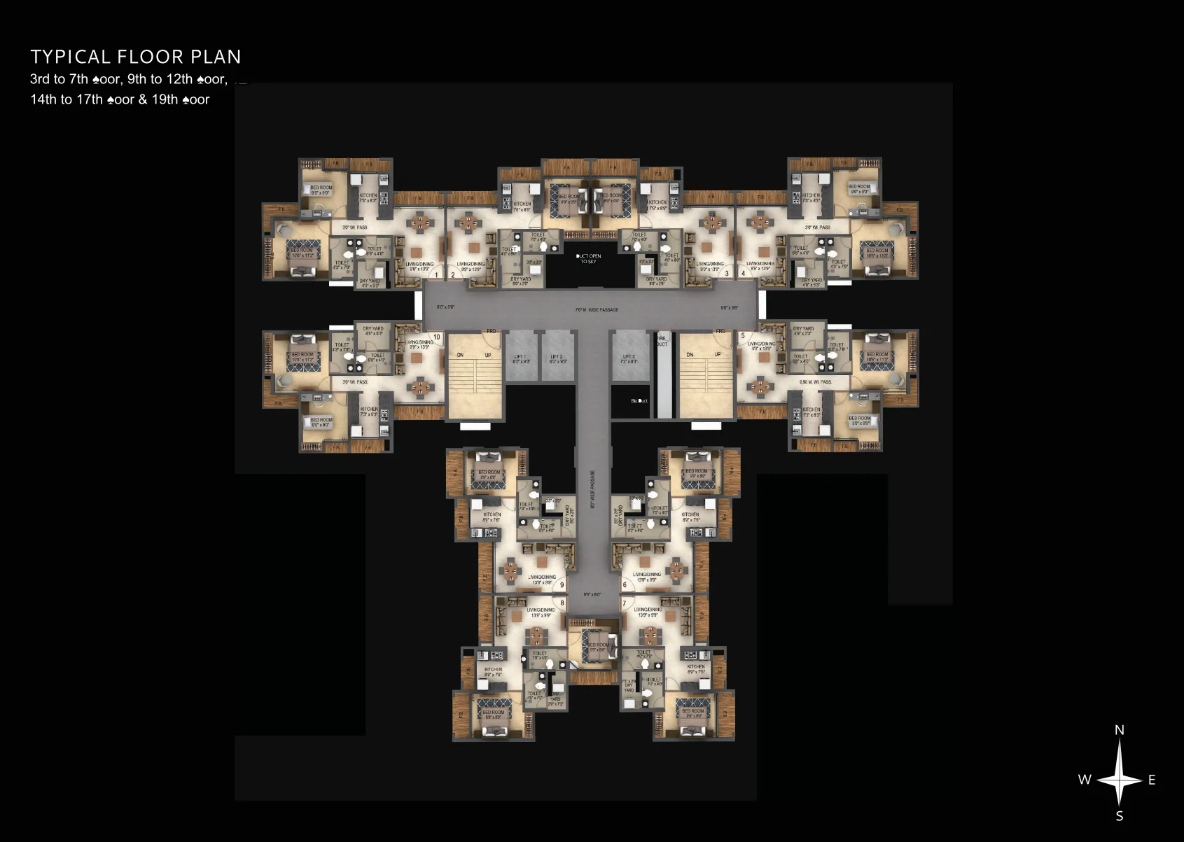 And Rose, Dombivli — floor plan 1