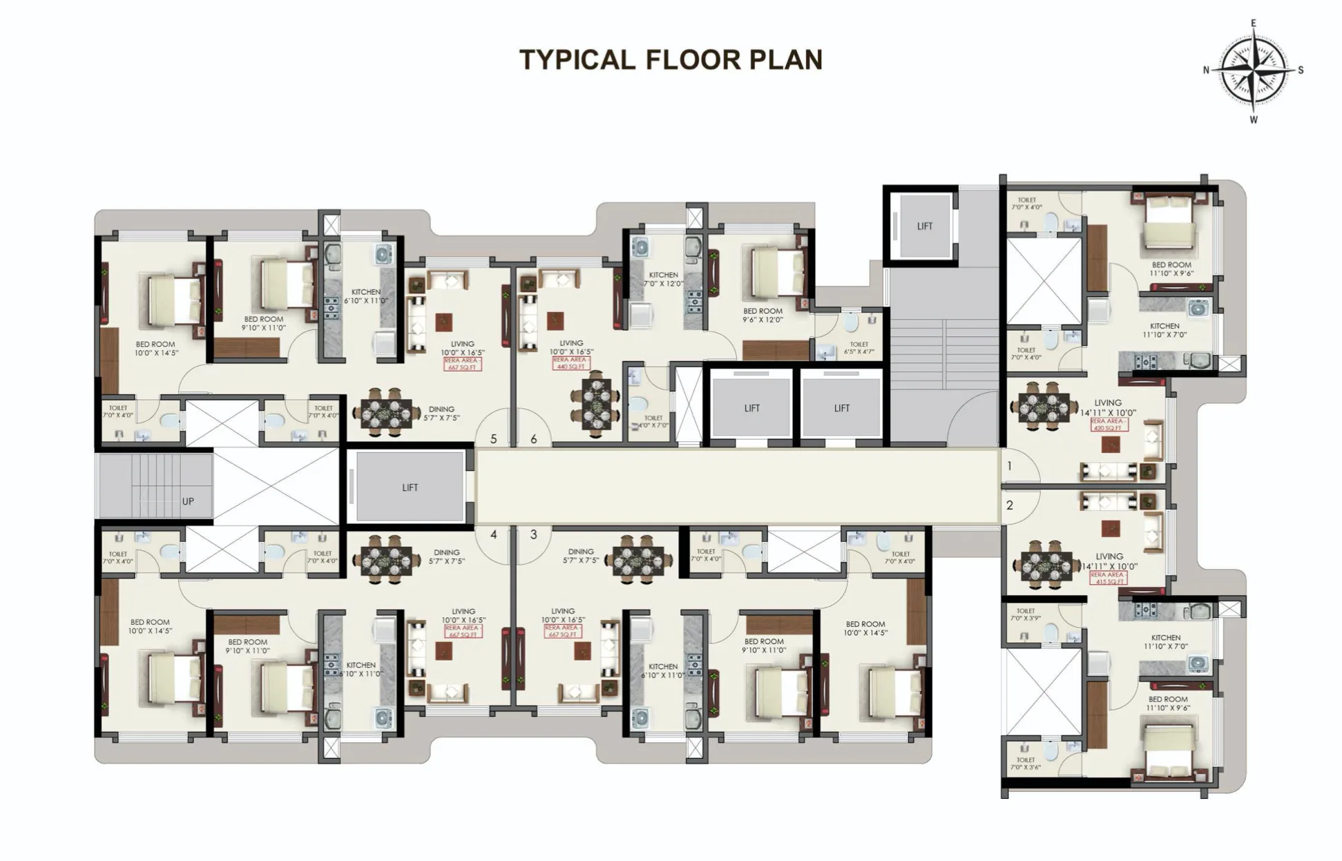 Anant Tara, Kandivali West — floor plan 1