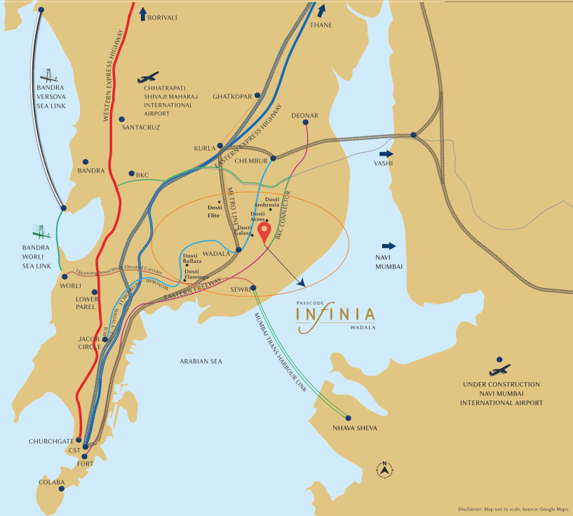 Dosti Eastern Bay, Wadala — floor plan 2