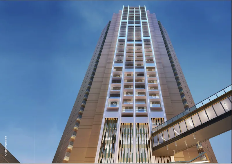4 Semi-Furnished in Transcon Triumph - Tower 4 , Andheri West