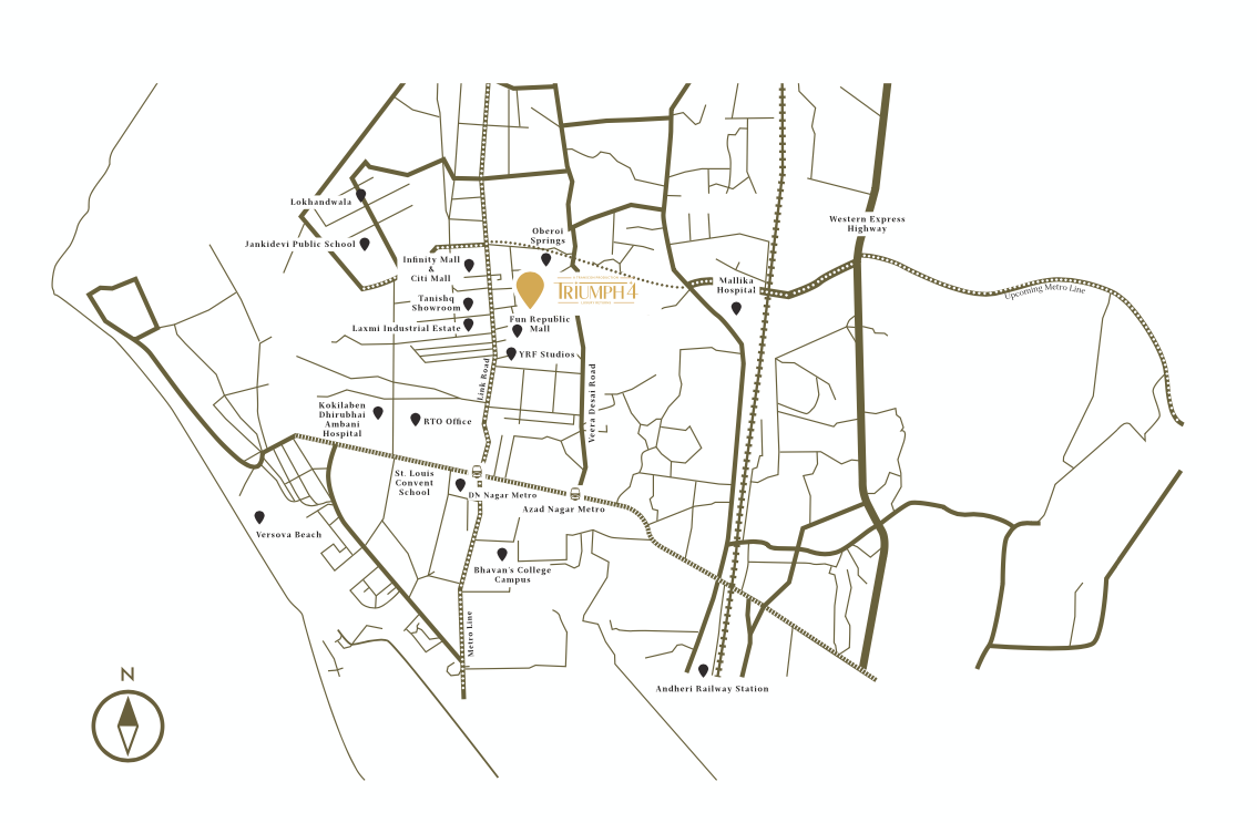 Transcon Triumph - Tower 4, Andheri West — floor plan 2