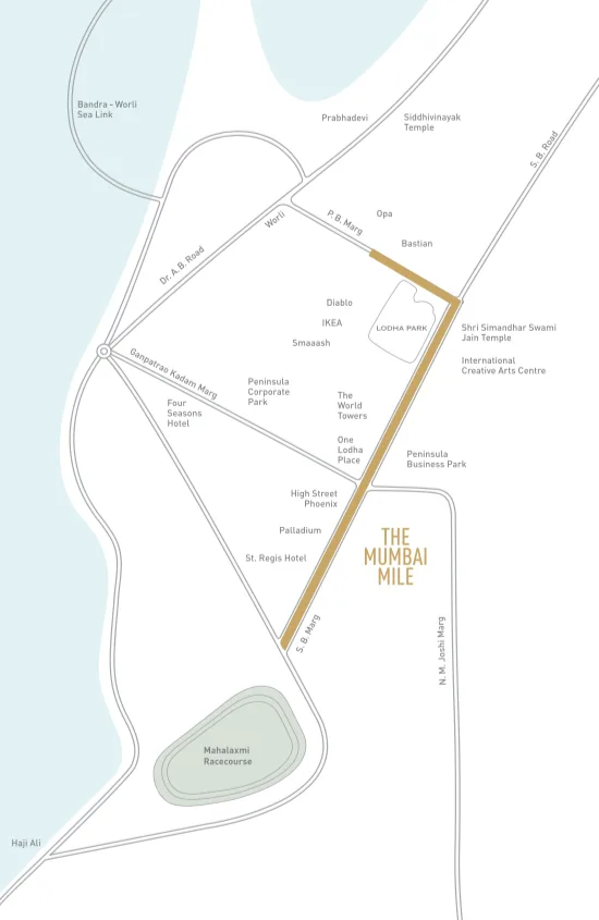 Lodha Adrina, Worli — floor plan 2
