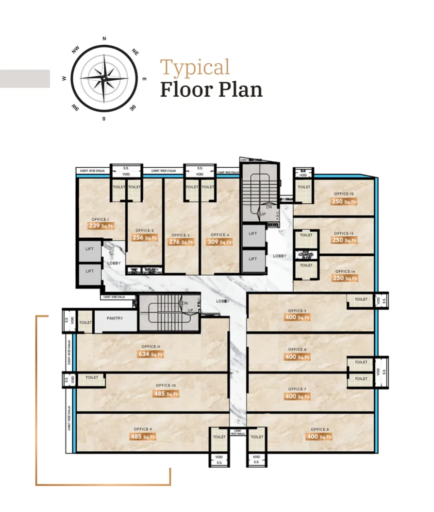 Swaroop Aditya Avenue, Andheri East — floor plan 1