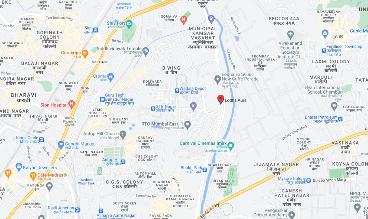Lodha Aura, Wadala — floor plan 2