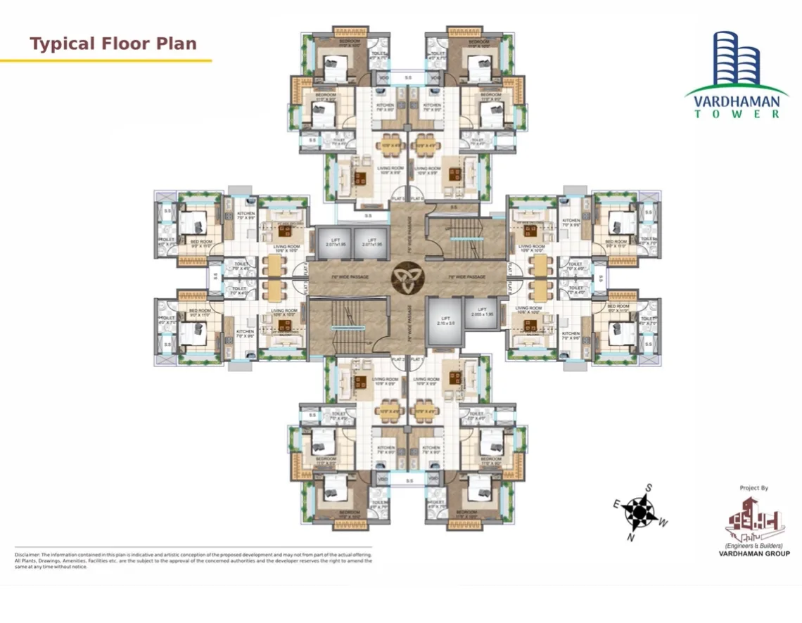 Vardhaman Tower Building Nos. 6 & 7