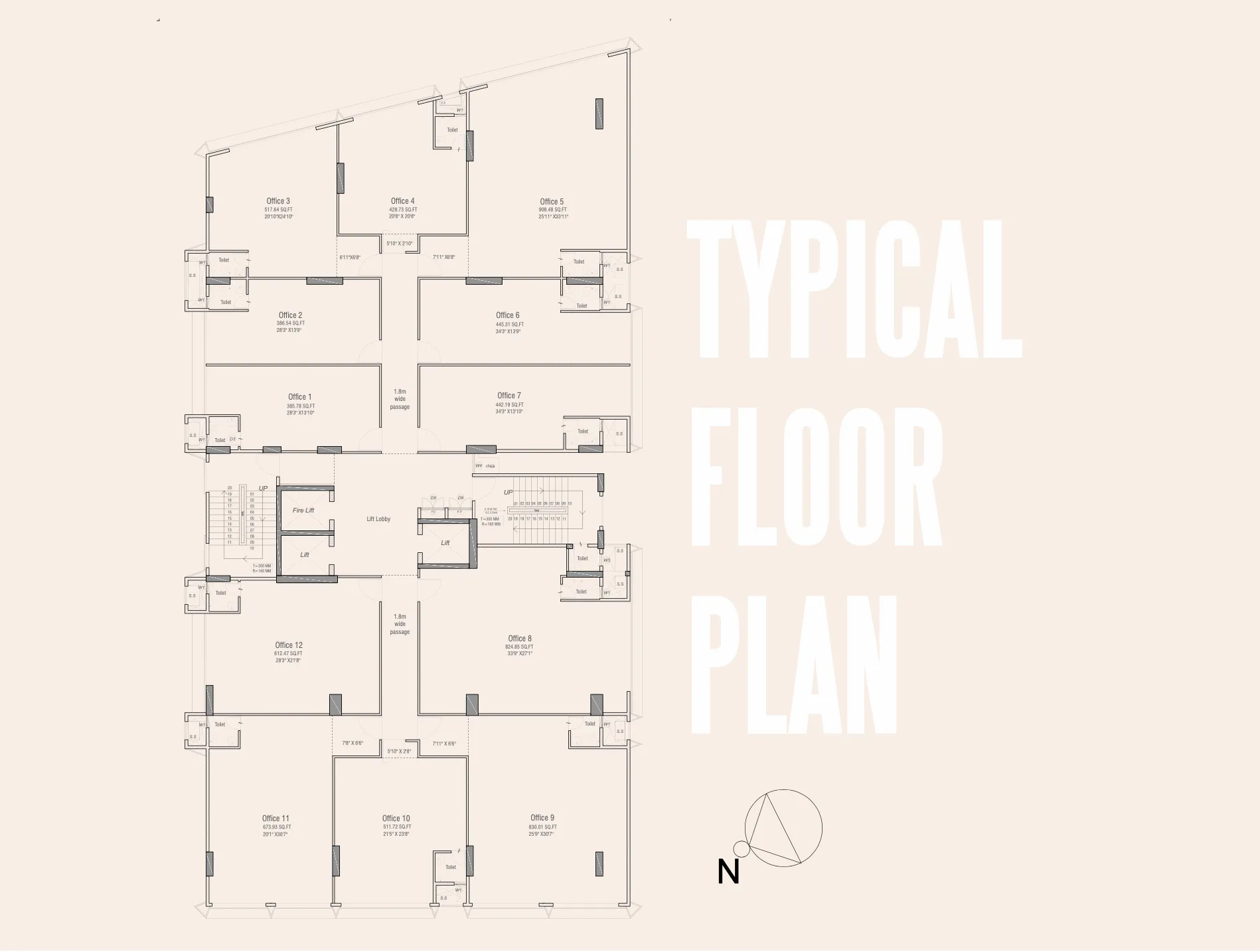 72 Corp, Andheri East — floor plan 1