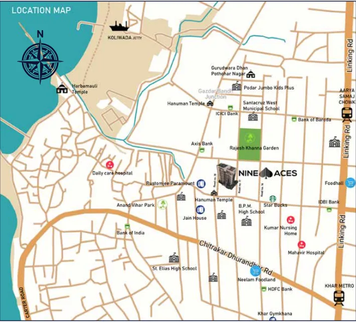 Nine Aces, Khar West — floor plan 2