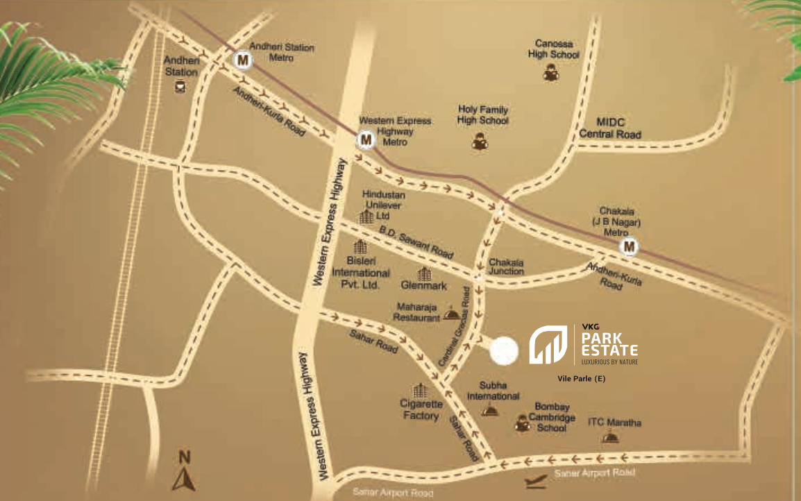 Vkg Park Estate, Chakala — floor plan 2