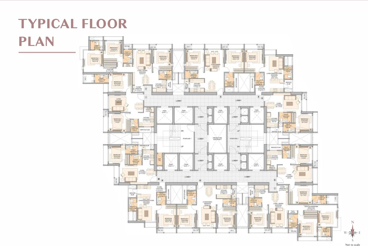 Auris Clara, Malad West — floor plan 1