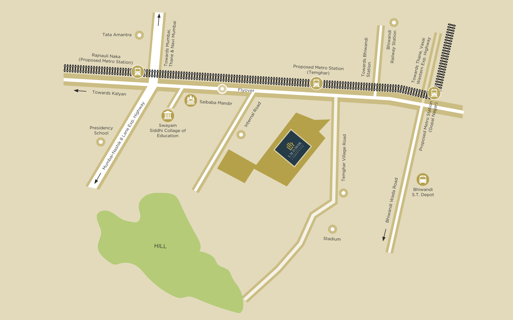 L M Towers, Kalyan — floor plan 2