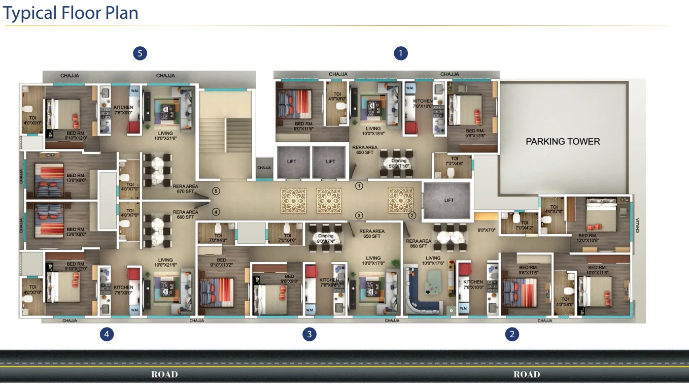 Seema Rajdhani, Ghatkopar East — floor plan 1