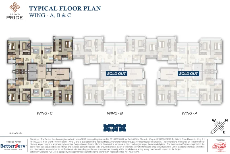 Srishti Pride Phase 1, Bhandup — floor plan 1