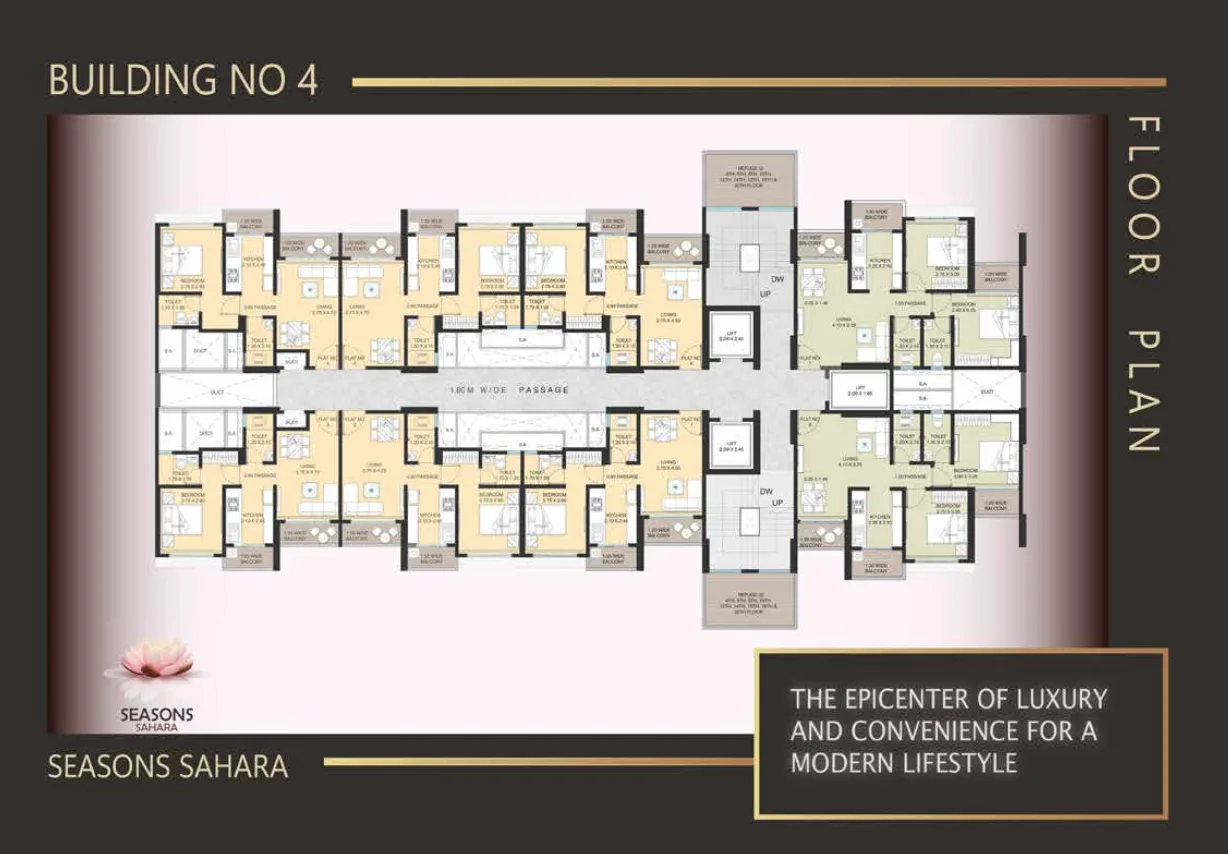 Season Sahara, Kalyan — floor plan 1